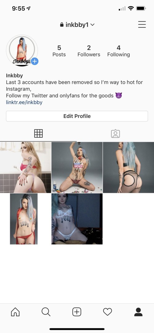 inkxbby 07 09 2019 58218279 Could everyone follow my new insta over them deleted me ?